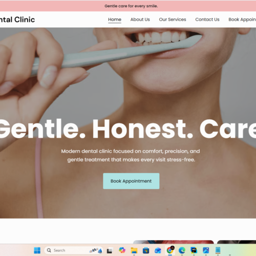 Clinic/Hospital Website