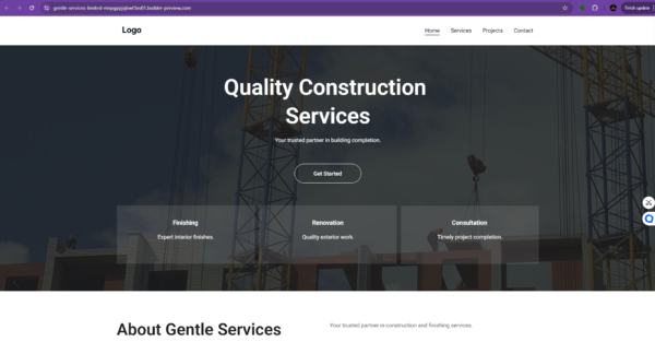 Construction Website